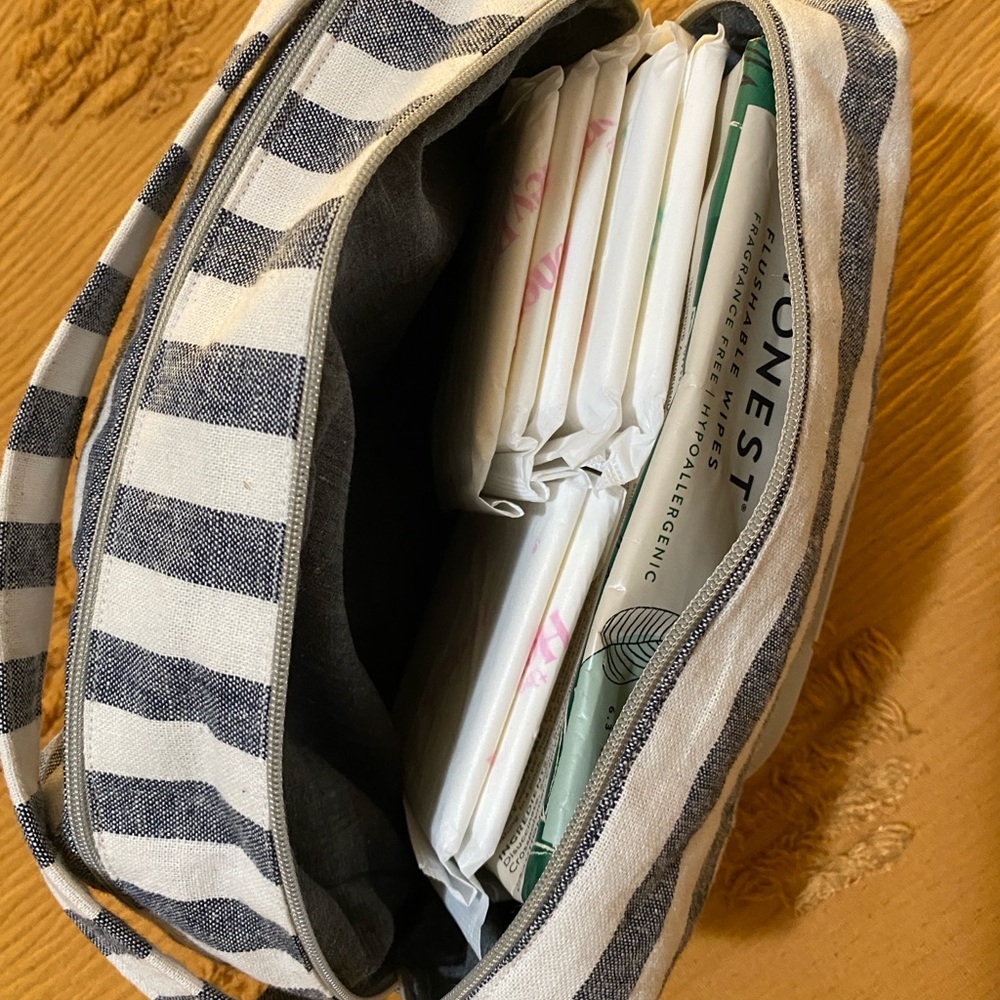 Custom Sewn Wipes/Toiletries Bag View 4